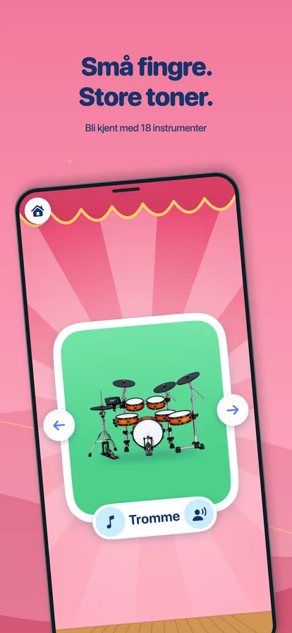 Galleri i Mine første instrumenter